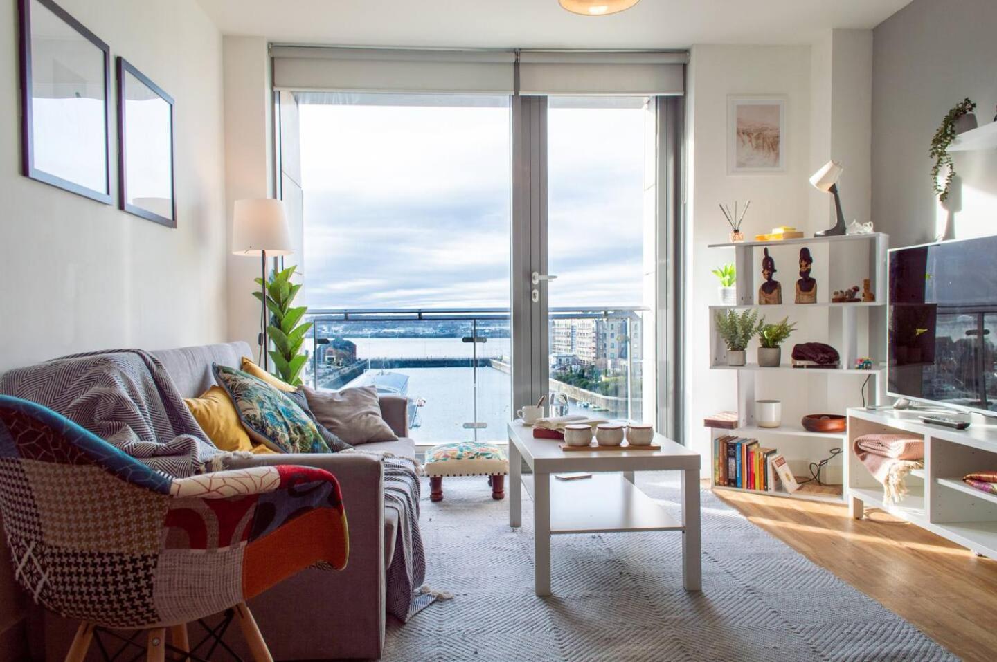 Stunning Mersey View Flat W Parking In Liverpool Zewnętrze zdjęcie